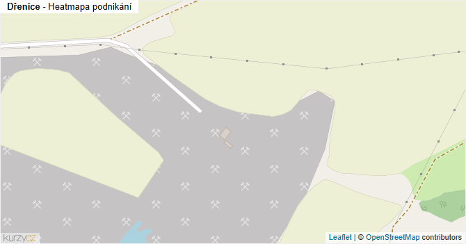 Dřenice - mapa podnikání