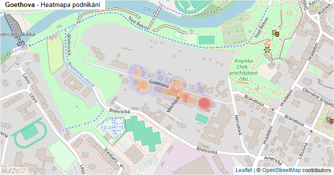 Goethova - mapa podnikání