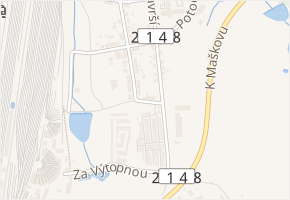 Hermannova v obci Cheb - mapa ulice