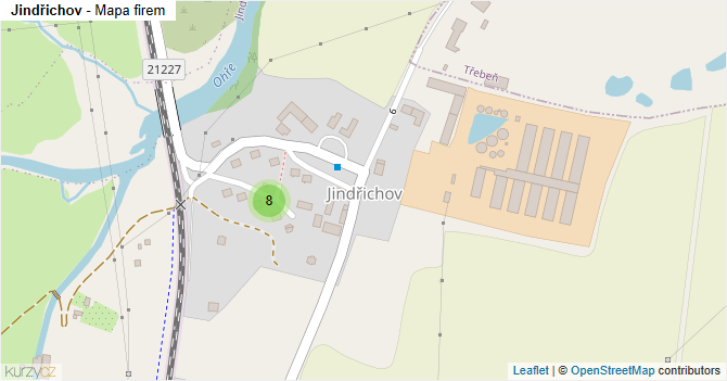 Jindřichov - mapa firem
