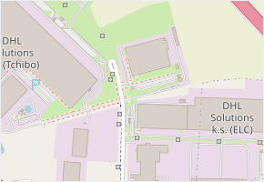 K Hradišti v obci Cheb - mapa ulice