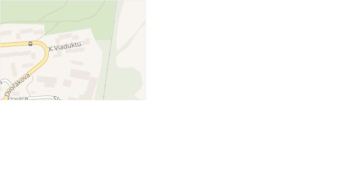 K Viaduktu v obci Cheb - mapa ulice