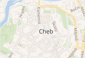 K Výtopně v obci Cheb - mapa ulice