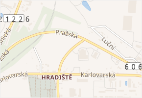 Ke Hřbitovu v obci Cheb - mapa ulice