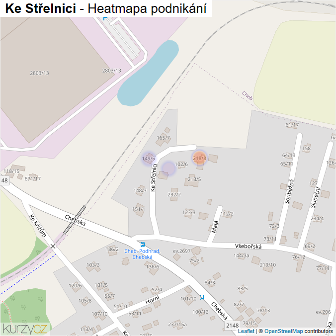 Mapa Ke Střelnici - Firmy v ulici.