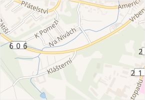 Klášterní v obci Cheb - mapa ulice