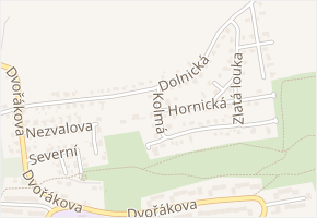 Kolmá v obci Cheb - mapa ulice