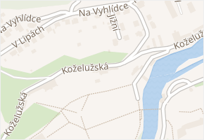 Koželužská v obci Cheb - mapa ulice