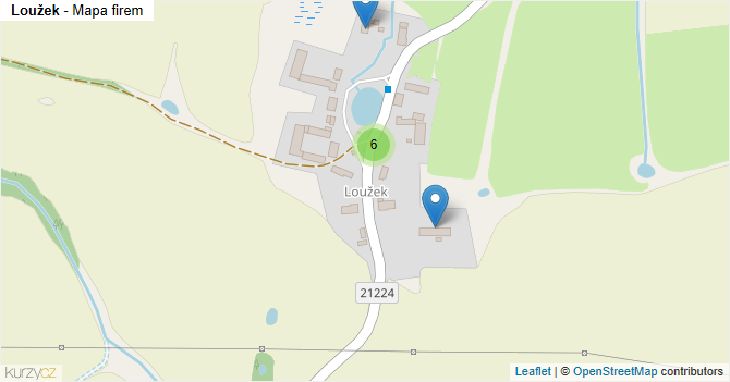 Loužek - mapa firem
