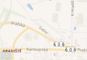 Luční v obci Cheb - mapa ulice