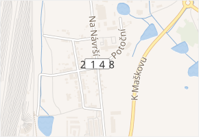 Na Návrší v obci Cheb - mapa ulice