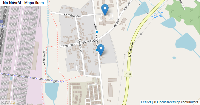 Na Návrší - mapa firem