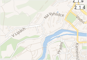 Nad Jezem v obci Cheb - mapa ulice