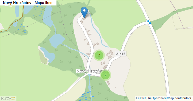 Nový Hrozňatov - mapa firem