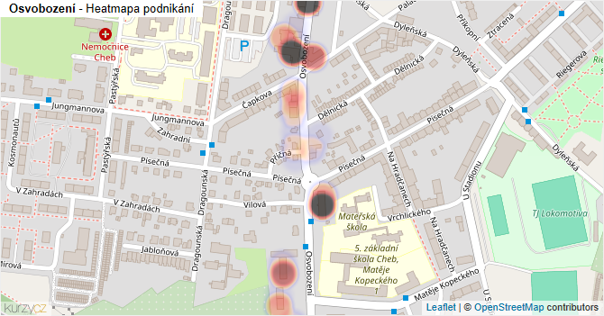 Osvobození - mapa podnikání