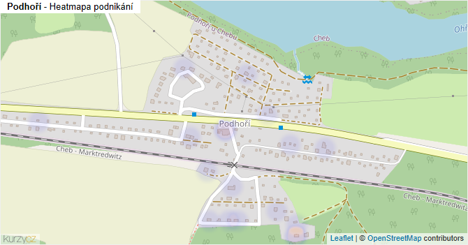 Podhoří - mapa podnikání