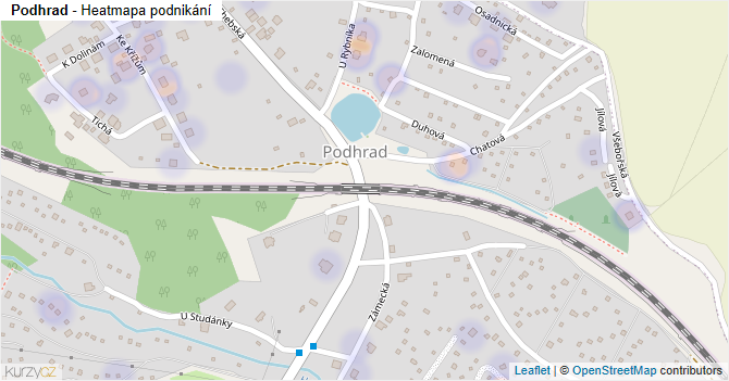 Podhrad - mapa podnikání