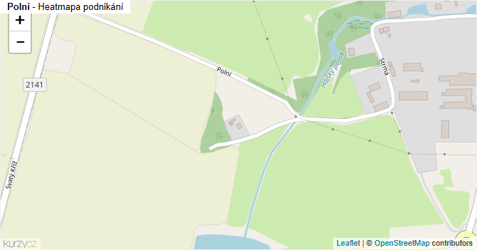 Polní - mapa podnikání