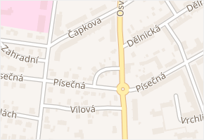 Příčná v obci Cheb - mapa ulice