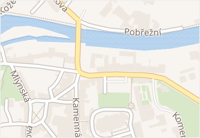Smetanova v obci Cheb - mapa ulice