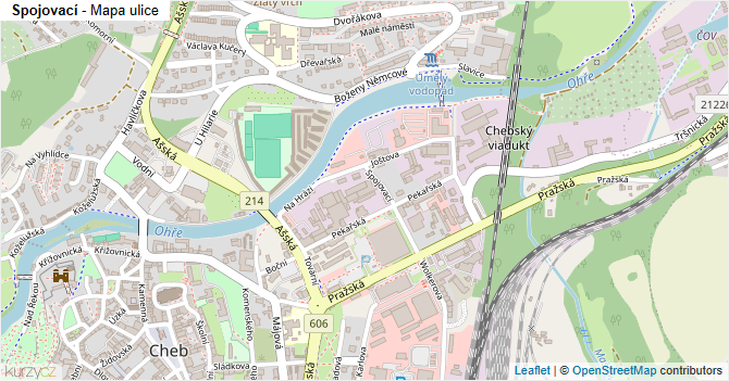 Spojovací - mapa ulice