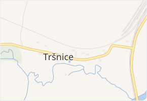 Tršnice v obci Cheb - mapa části obce