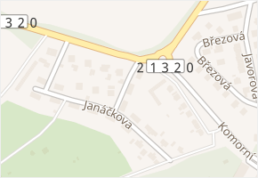 Tyršova v obci Cheb - mapa ulice