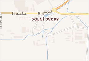 U Farmy v obci Cheb - mapa ulice