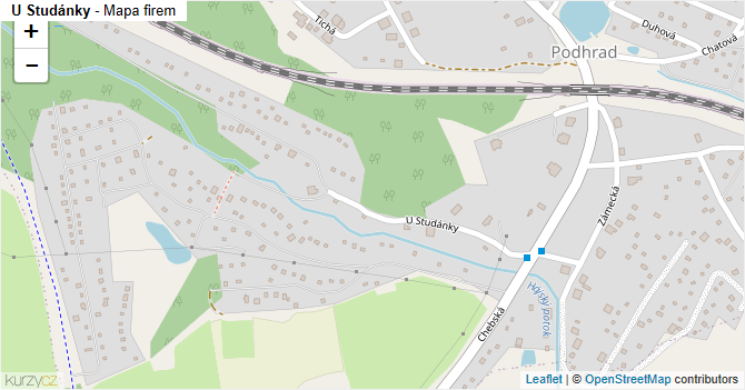 U Studánky - mapa firem