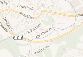 Údolní v obci Cheb - mapa ulice