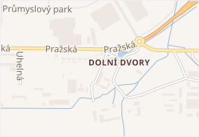 Ve Dvorech v obci Cheb - mapa ulice