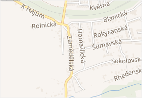 Zemědělská v obci Cheb - mapa ulice