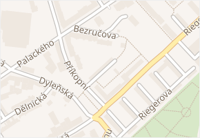 Ztracená v obci Cheb - mapa ulice