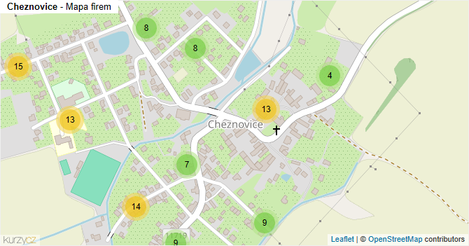 Cheznovice - mapa firem