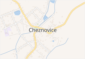 Ves v obci Cheznovice - mapa ulice