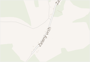 Zelený vrch v obci Chlum Svaté Maří - mapa ulice