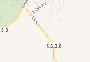 Alšova v obci Chlum u Třeboně - mapa ulice
