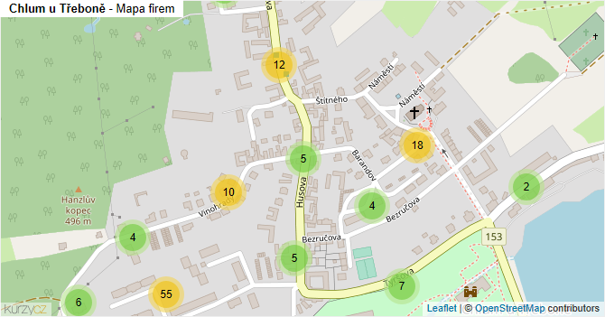 Chlum u Třeboně - mapa firem