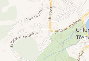 Třeboňská v obci Chlum u Třeboně - mapa ulice