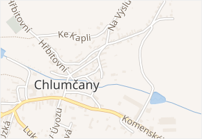 Boční v obci Chlumčany - mapa ulice