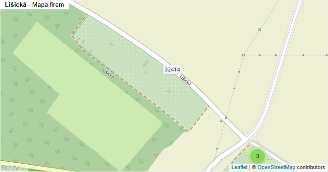 Lišická - mapa firem