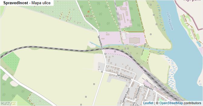 Spravedlnost - mapa ulice