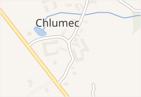 Chlumec v obci Chlumec - mapa části obce
