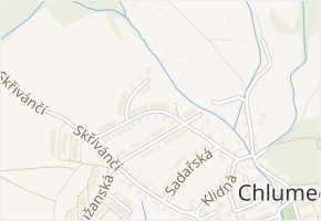 Chlumecká v obci Chlumec - mapa ulice