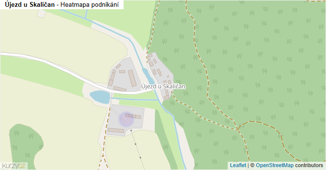 Újezd u Skaličan - mapa podnikání