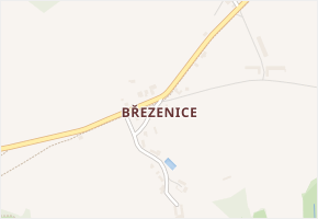 Březenice v obci Choceň - mapa části obce