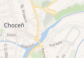 Hřbitovní v obci Choceň - mapa ulice