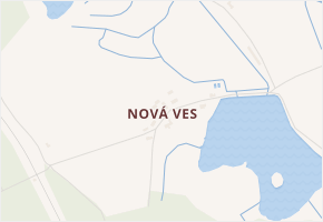 Nová Ves v obci Choceň - mapa části obce