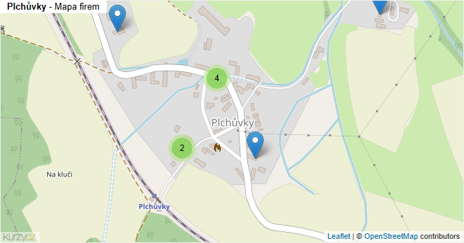 Plchůvky - mapa firem