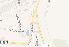 Příční v obci Choceň - mapa ulice